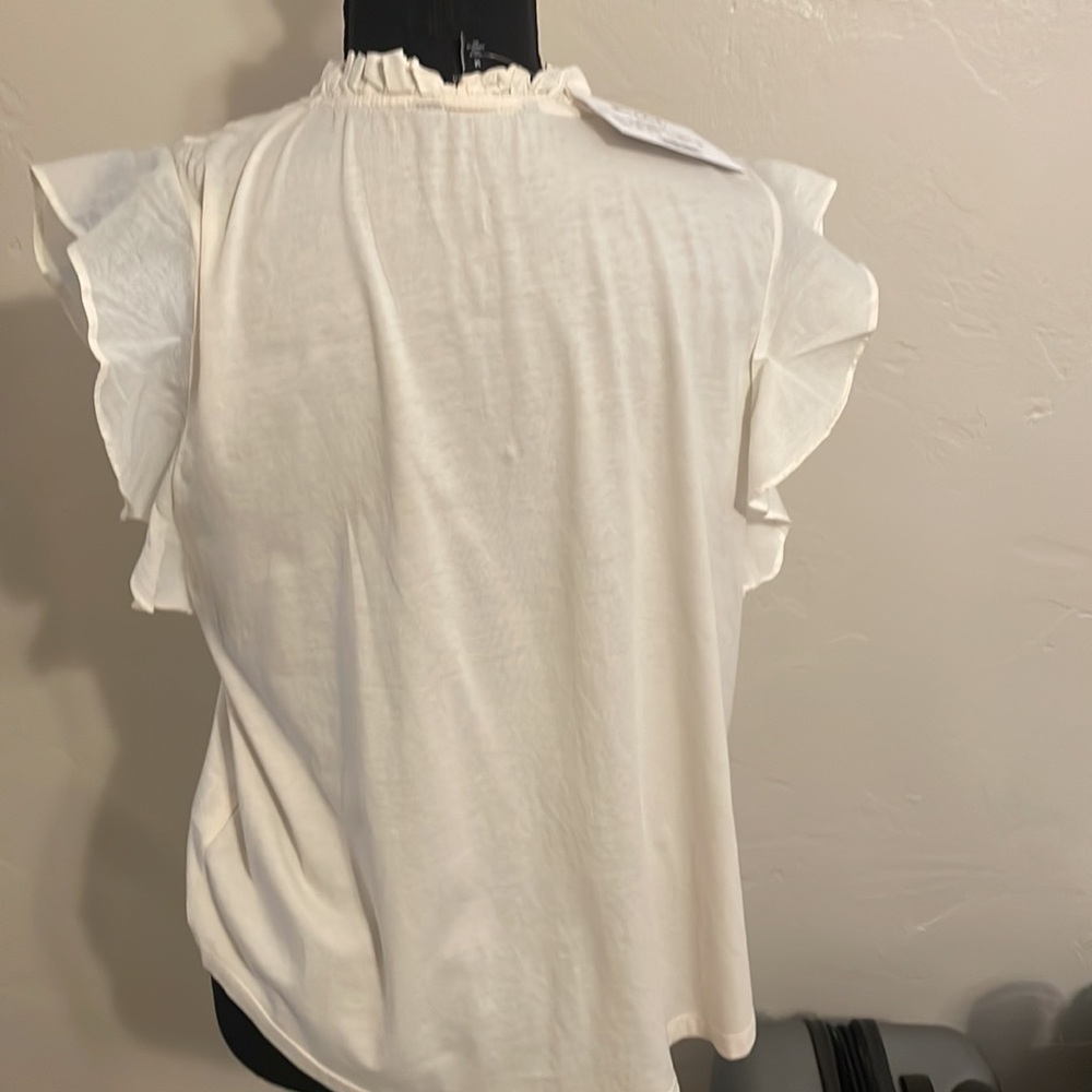 New Ralph Lauren fluter sleeveless top - Picture 2 of 9